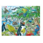 Nový Zéland zvieratá - puzzle 53 dielov