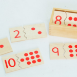 Puzzle - čísla a bodky