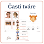 Časti tváre pdf materiál