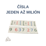 Čísla jeden až milión - Montessori materiál pdf