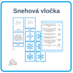 Snehová vločka pdf materiál