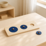 Puzzle kruhy – Montessori puzzle na veľkosti / Puzzle kruhy – Montessori puzzle na velikosti