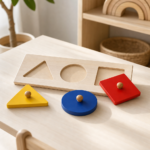 Puzzle geometrické tvary – Montessori puzzle / Puzzle geometrické tvary – Montessori puzzle